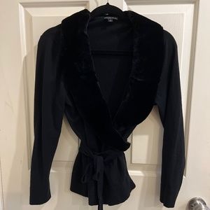 Lafayette 148 wrap sweater 604